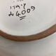 Dish, antique Italian Orvieto Deruta fruit bowl with rooster decoration