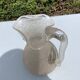 Carafe refresher pitcher baccarat or st louis frosted crystal twisted handle