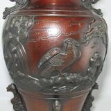 ancien vase en bronze chinois japonais japon