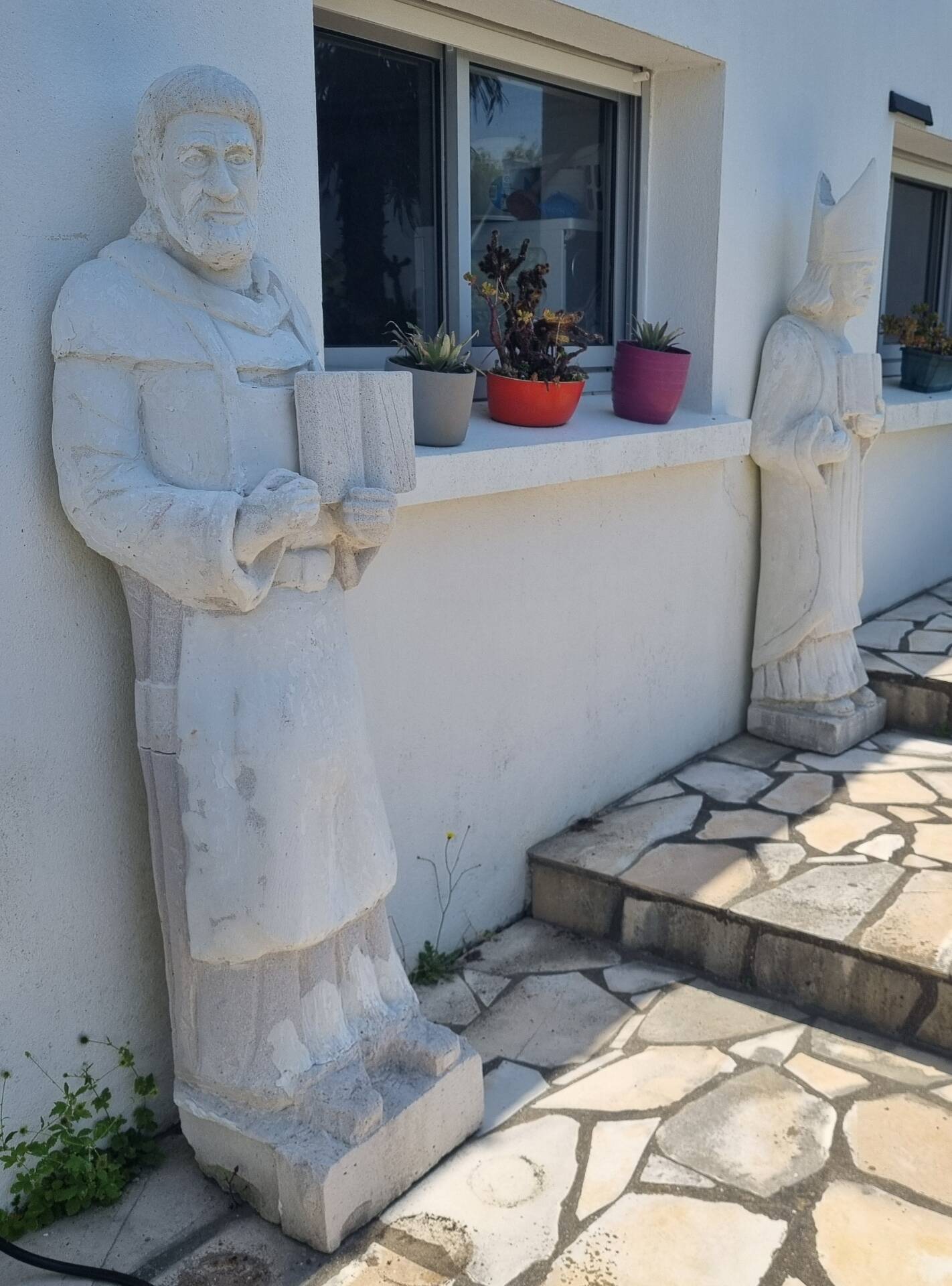 Statue religieuse Évêque de 1m70 de haut