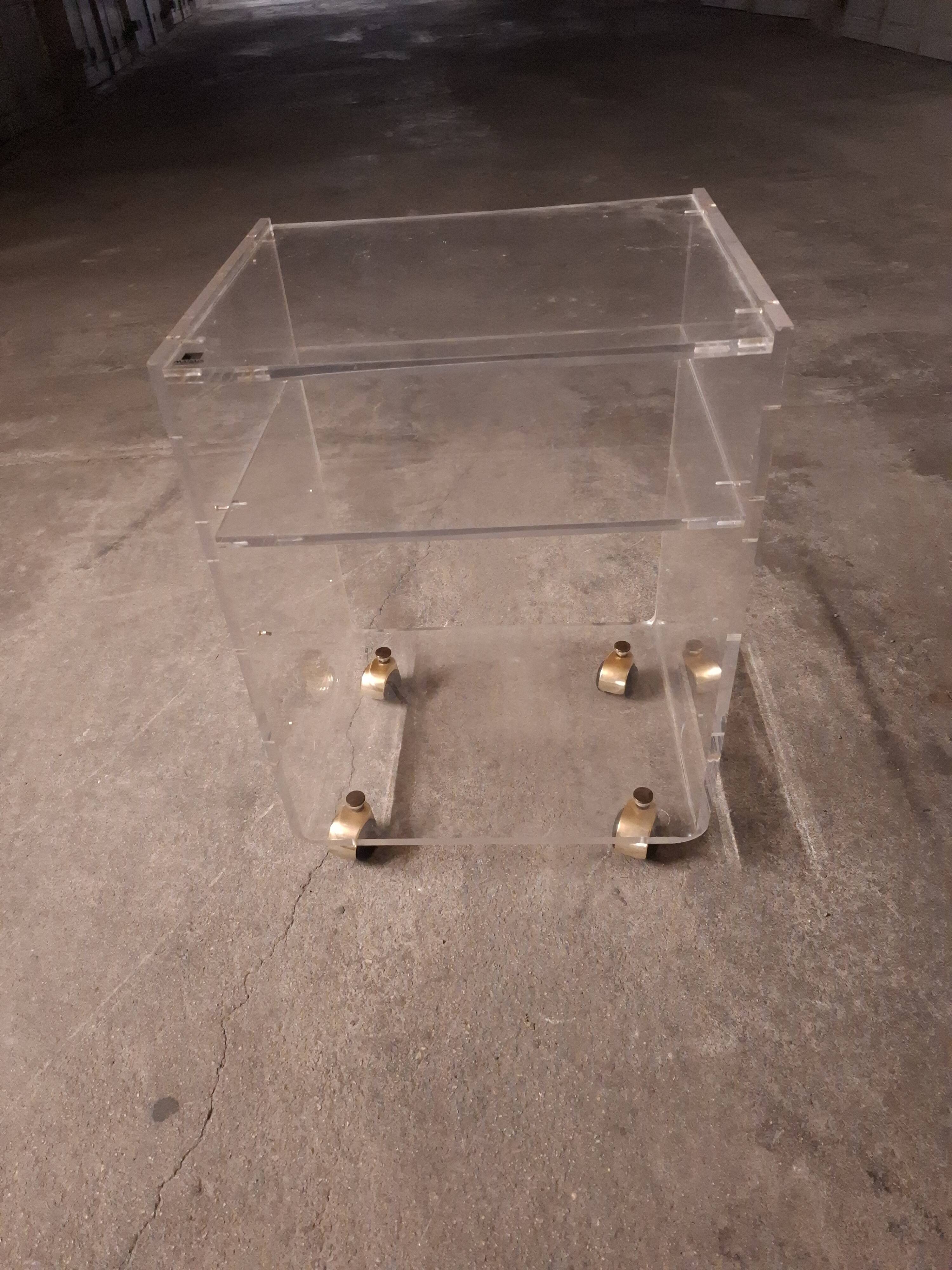 Vintage plexiglass furniture design Marais international