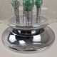 Italian Space Age Table Lamp with Effervescent Bubble Glass, 1970's