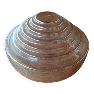 Plafonnier verre bullé