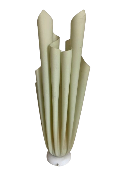 Vintage 1970s Georgia Jacob Athena Almond Green Table Lamp - 56 cm