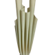 Vintage 1970s Georgia Jacob Athena Almond Green Table Lamp - 56 cm