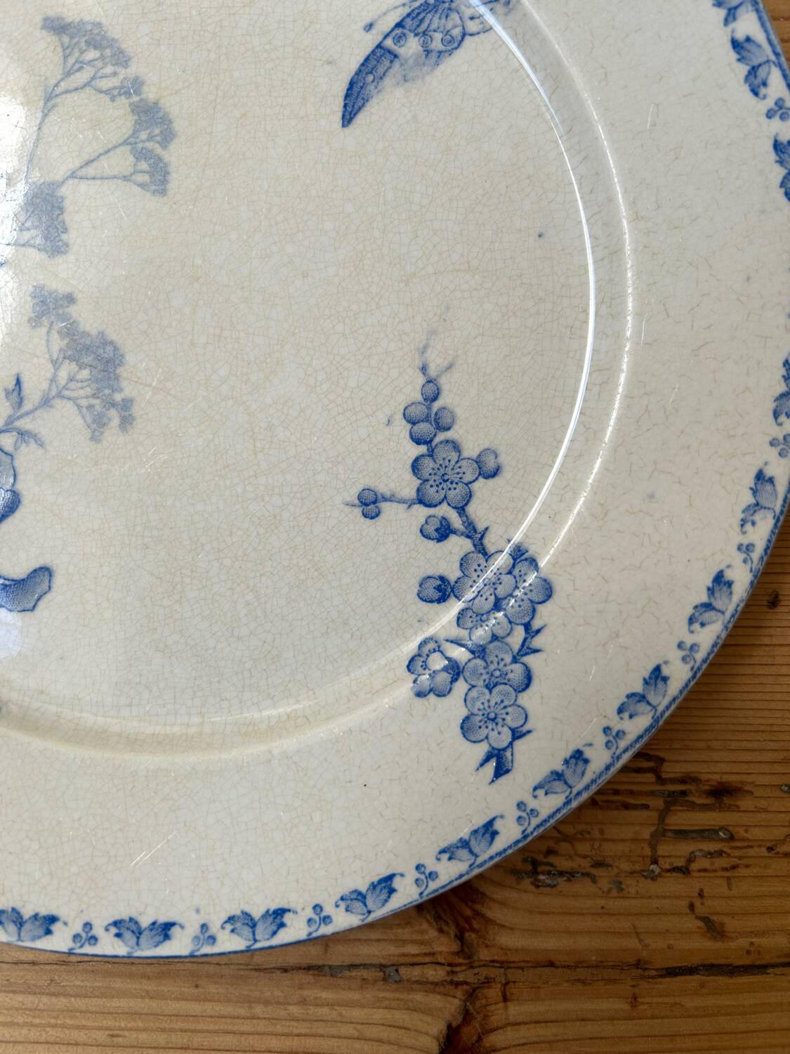 Assiette plate ancienne Terre de Fer « Carmen »