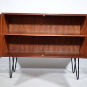 Buffet d'Erich Stratmann, teck, pieds en épingle à cheveux, armoire, années 1960