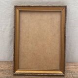 Old golden photo frame