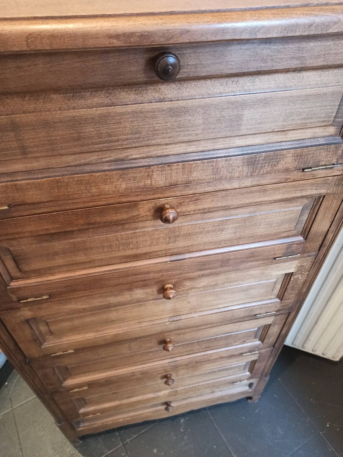 Vintage shoe cabinet