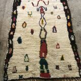 Handmade Berber rug, 100% wool, unique piece