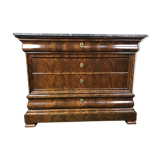 Commode époque Louis Philippe acajou flammé