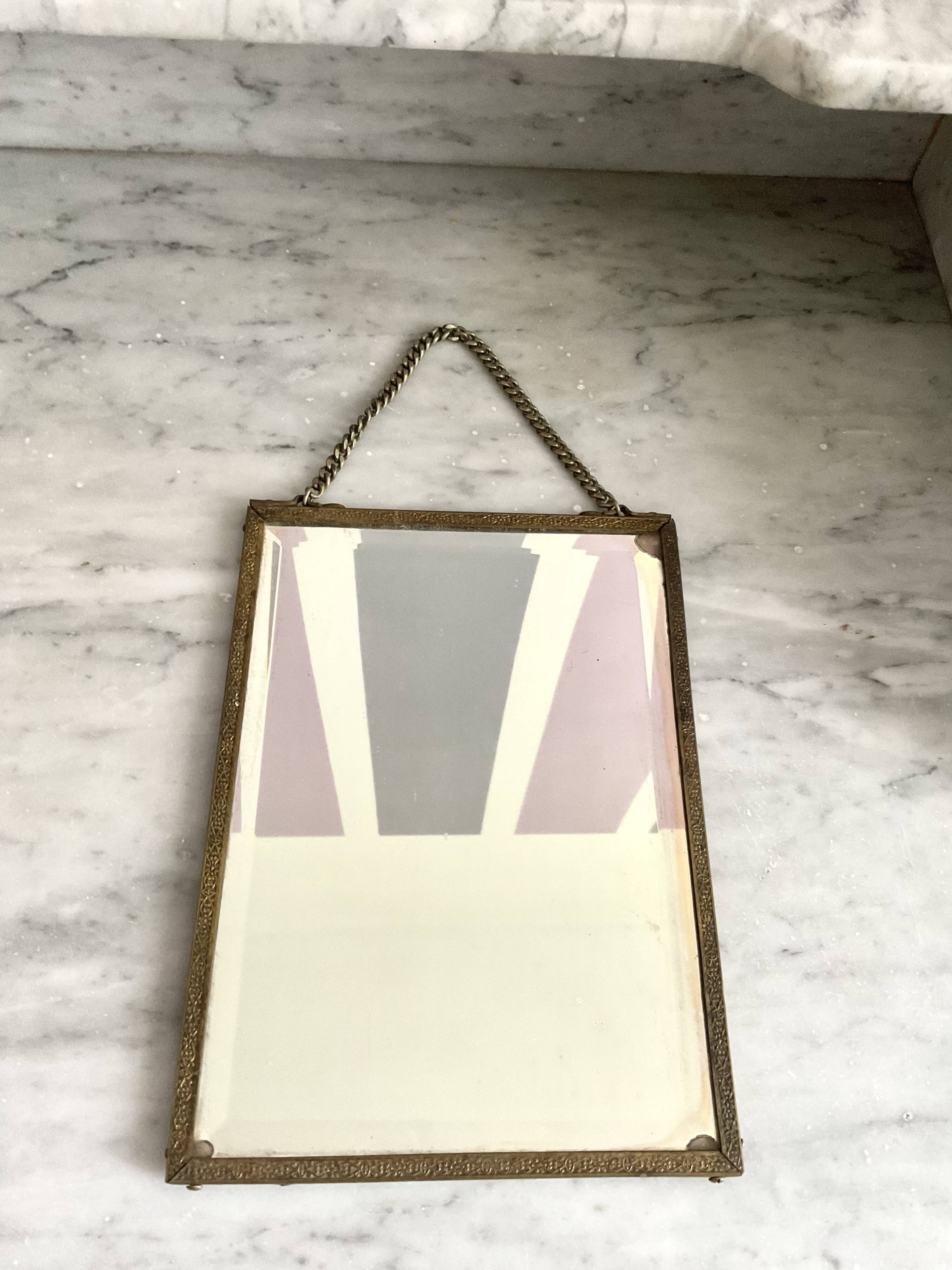 Beveled mirror 15x21cm