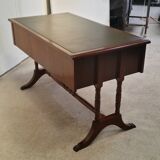 English mahogany leather desk