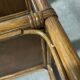 1970s rattan bedside table