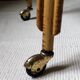 Vintage rattan cradle
