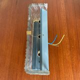 3 molded glass sconces 1950