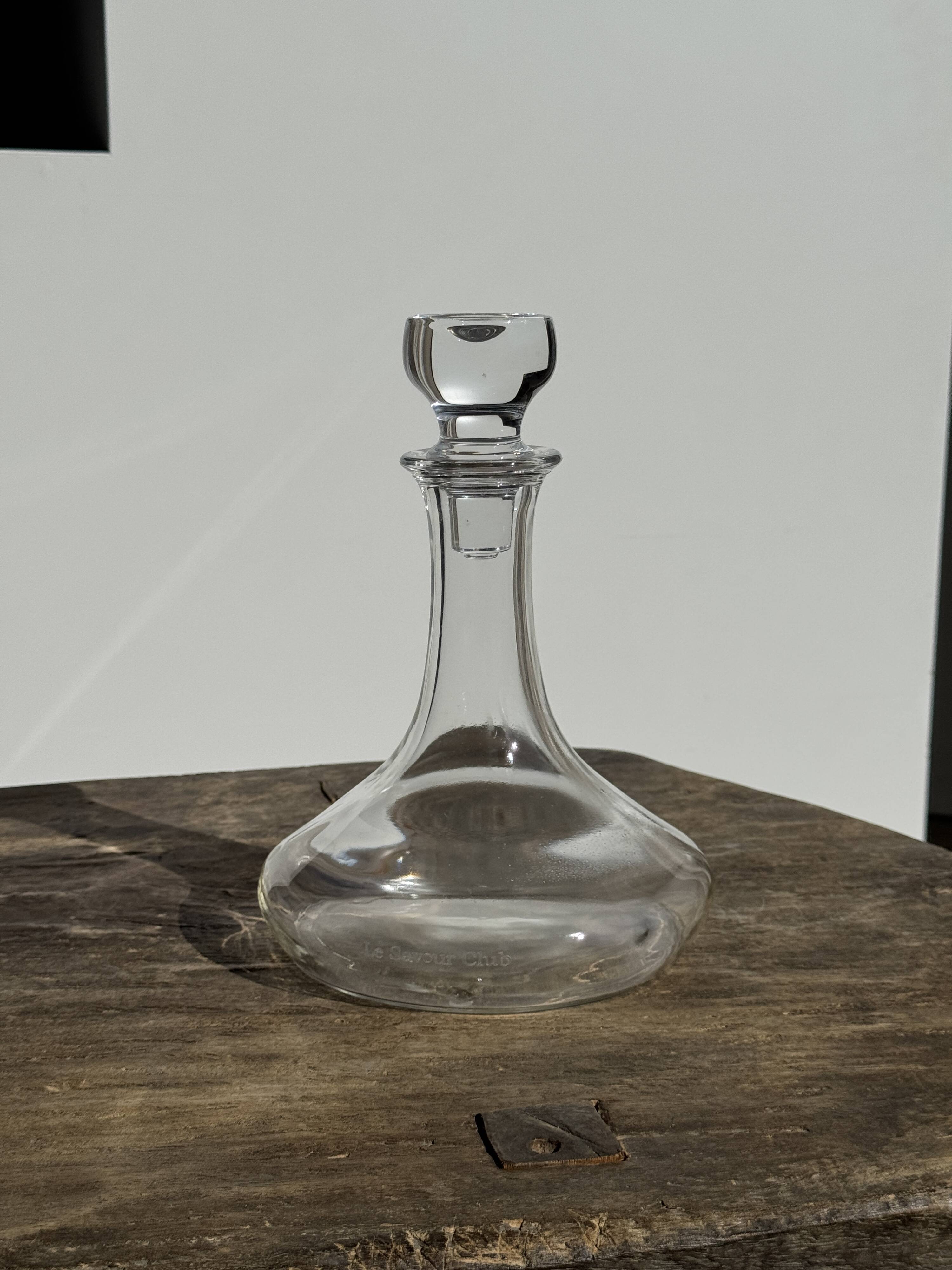 Carafe à décanter vintage à bouchon plat H24