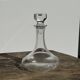 Carafe à décanter vintage à bouchon plat H24
