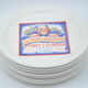 Old service 7 cheese plates brand saint amand art table collection