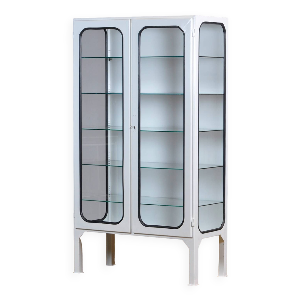 Restored Vintage Iron And Glass Medical 1970s Selency