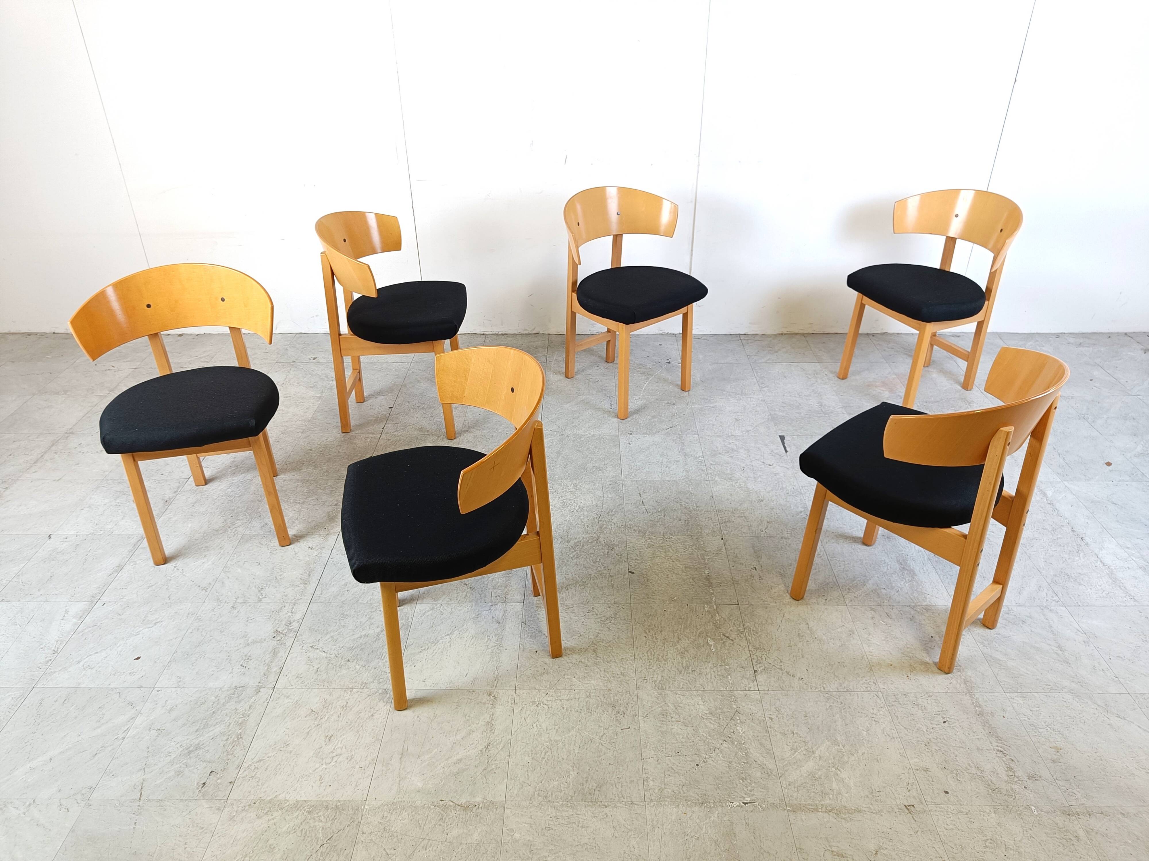 Vintage Ikea dining chairs by Niels Gammelgaard, 1990s