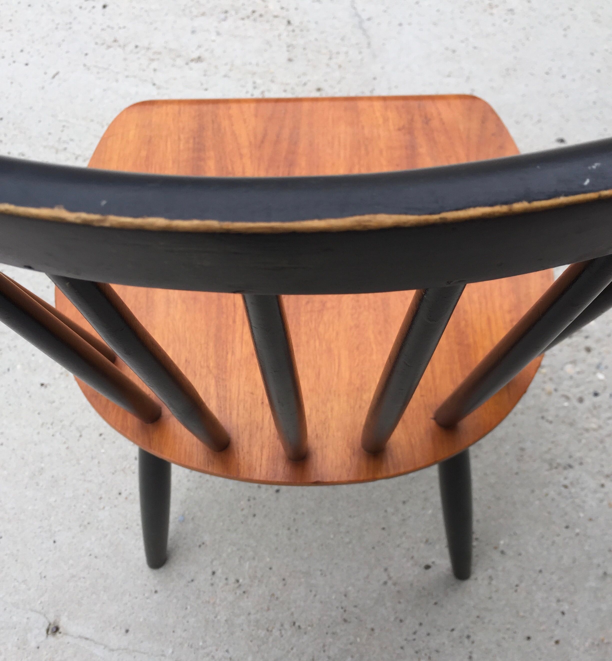 Lot of 6 fanett model chairs