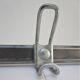 Vintage school wall rack in patinated steel