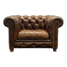 Handcrafted Brown leather Chesterfield Club Armchair