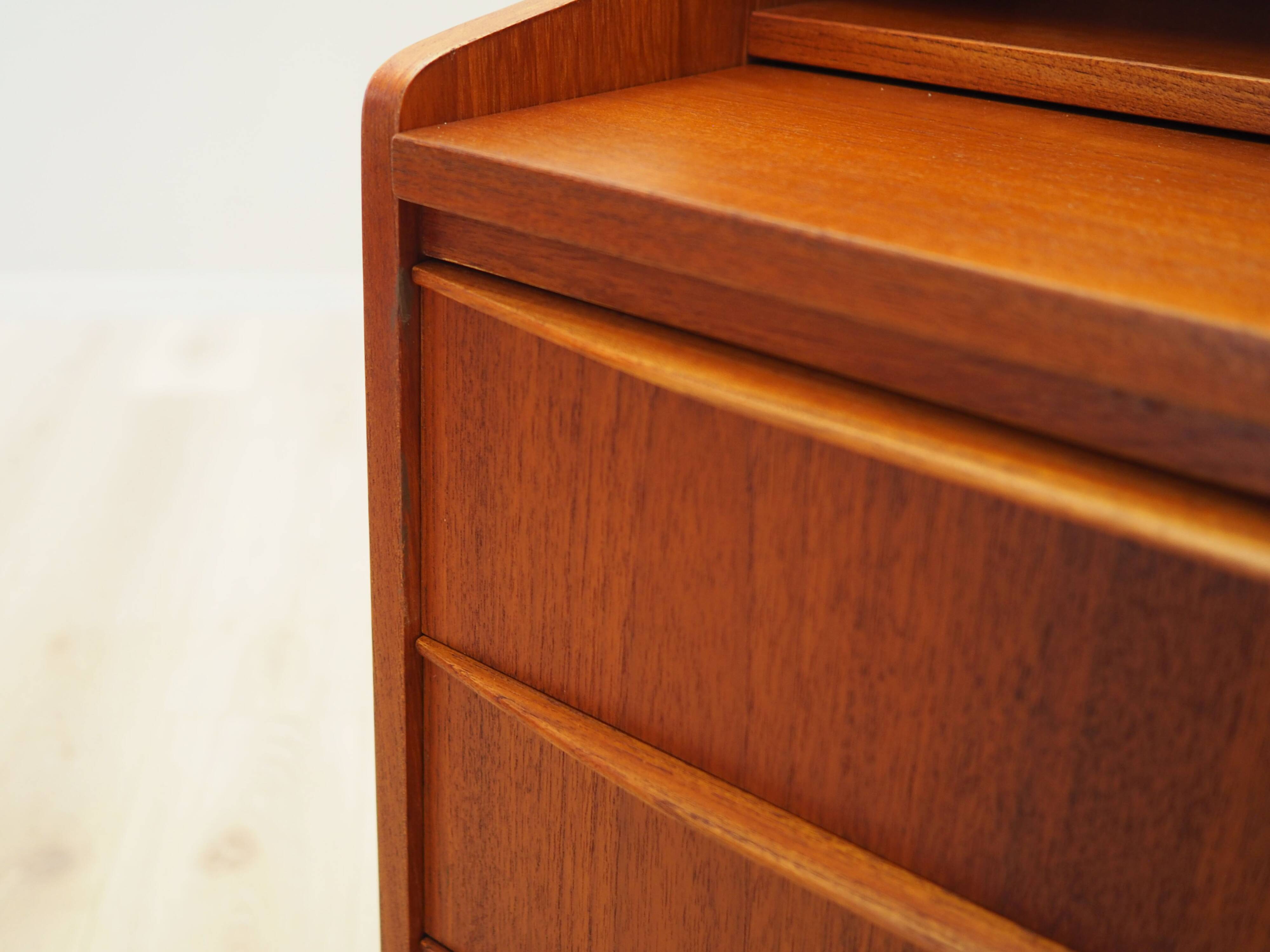 Teak secretary, Danish design, 1970s, production: Denmark
