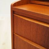 Teak secretary, Danish design, 1970s, production: Denmark