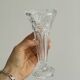 Small glass soliflore vase