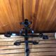 Old candlestick 5 lights candle holders black wrought iron vintage #a577