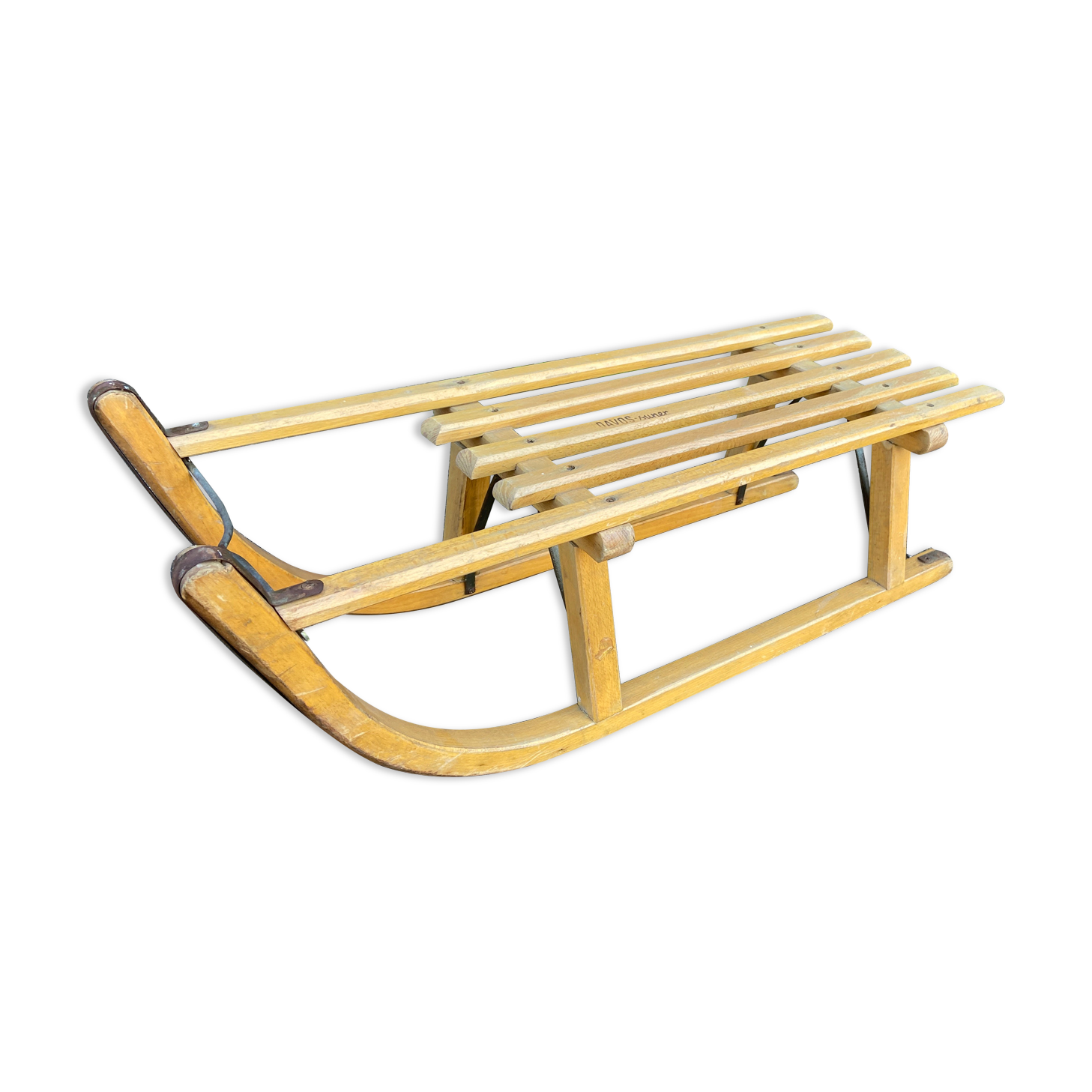 Luge traîneau ancien Davos