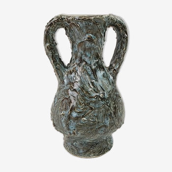 Vase Vallauris 2 ceramic handles