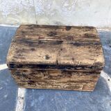 Old small wooden trunk