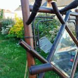 Porte manteau en bambou ancien vintage