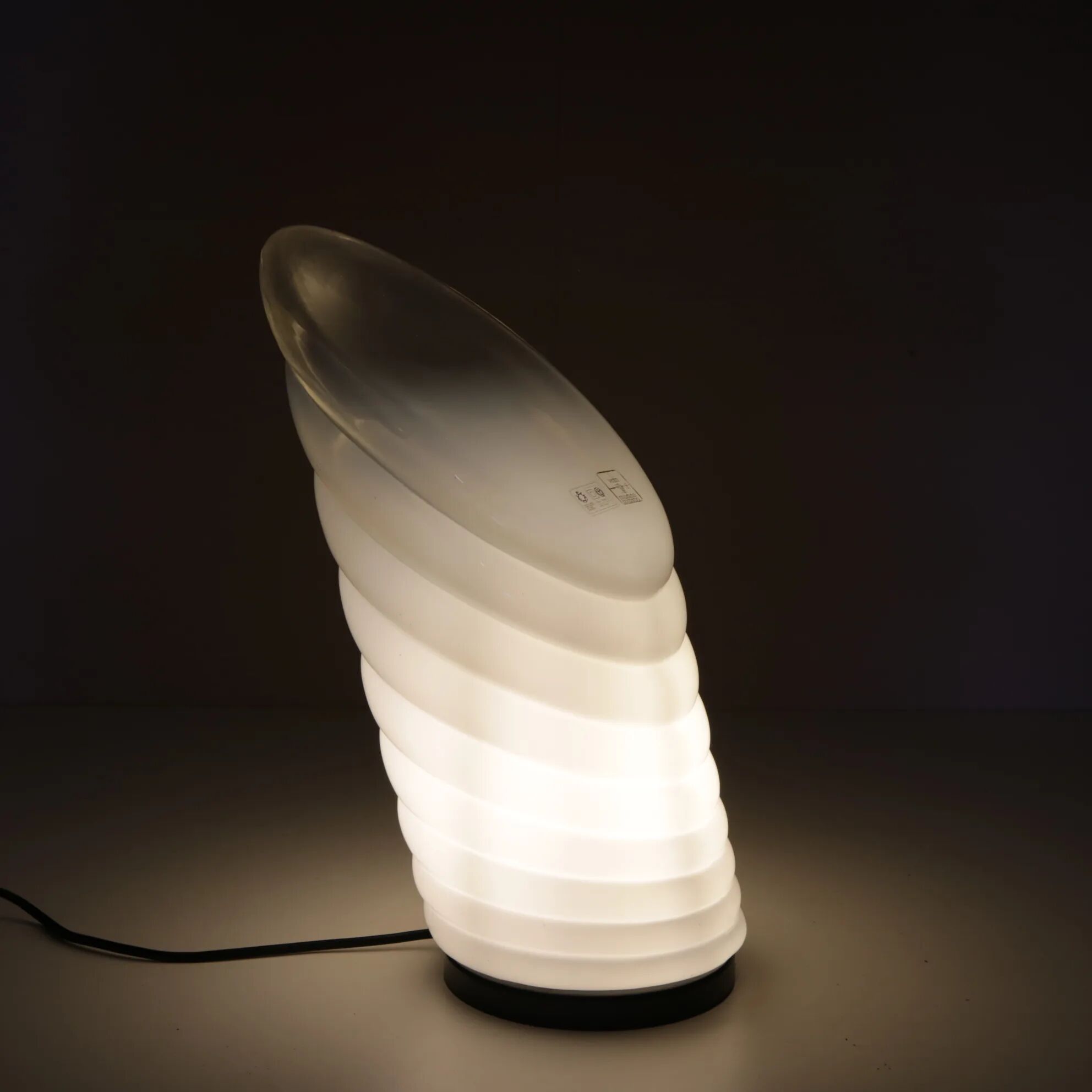 1980s “Coba” table lamp by R. Pamio & R. Toso for Leucos, Italy