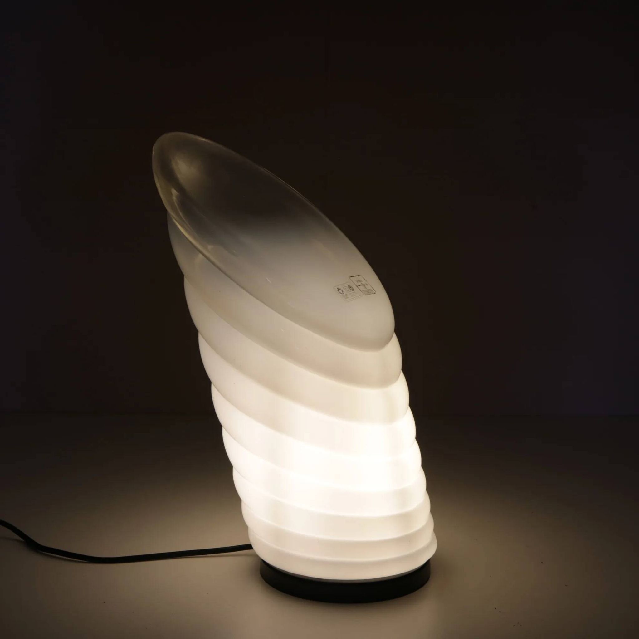 1980s “Coba” table lamp by R. Pamio & R. Toso for Leucos, Italy