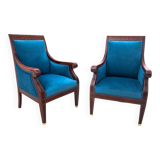 Two Biedermeier armchairs