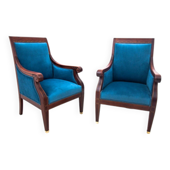 Deux fauteuils Biedermeier