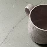 large vase / cache pot in enamelled ceramic signed Robert Picault, Vallauris 1950