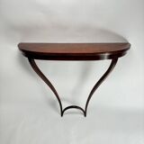 Mid-Century Wooden Hanging Console attributed to Carlo Enrico Rava, Italy, 1940s