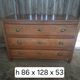 Commode époque Louis XVI en merisier massif (ombp)