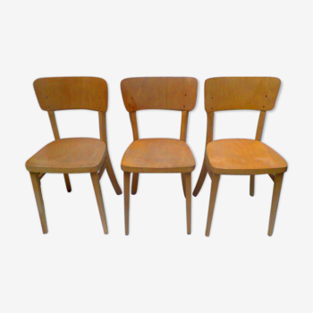 Suite de 3 chaises Thonet