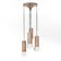 Chandelier with 4 pendants and acrylic glass diffusers by Gaetano Missaglia, 1960s.