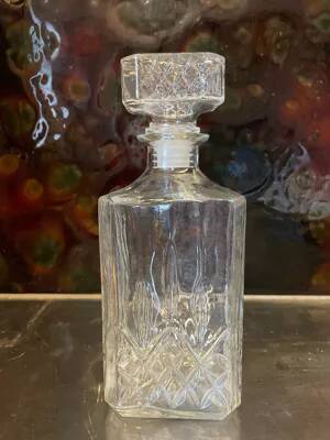 Vintage whiskey decanter