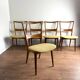 Lot de 5 chaises scandinaves vintage