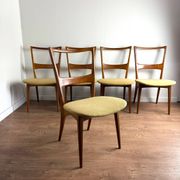 Set of 5 vintage Scandinavian chairs