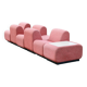 "Tappo" modular sofa by John Mascheroni, produced by Vectra Contract, circa 1975.