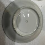 Service 14 cup and saucer in Art Deco Emerald Green and Gold.